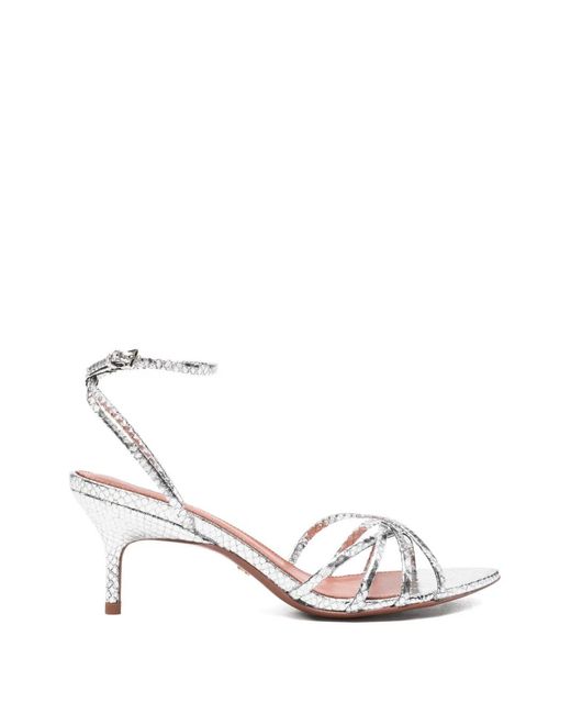 Lola Cruz White Raquelle Strappy Sandals