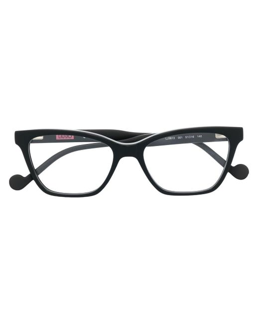 Gafas con montura rectangular de Liu Jo de color Negro | Lyst