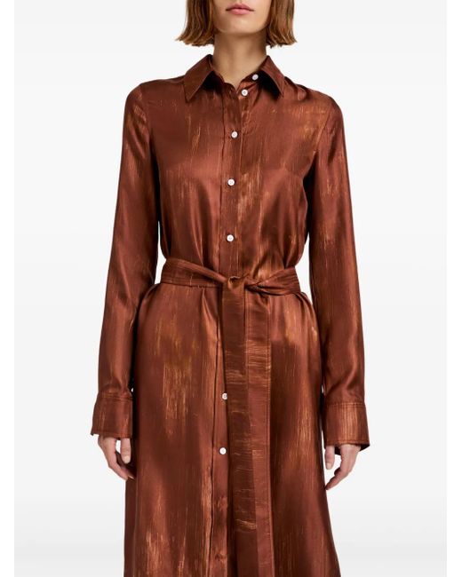 Proenza Schouler Brown Amaya Dress