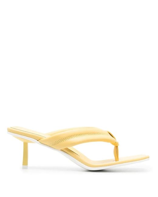 Le Silla Metallic Aiko Square Toe Sandals