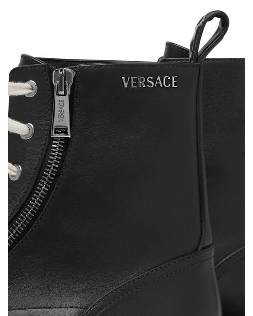 Versace Adriano Schnürstiefel in Black für Herren