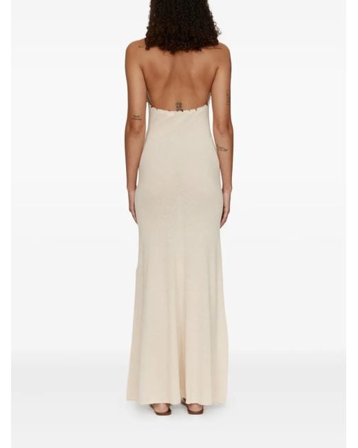 Robe Longue À Dos Nu Christopher Esber en coloris White