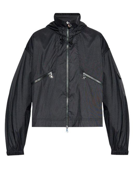 Moncler Black Hemar Lightweight Hooded Jacket