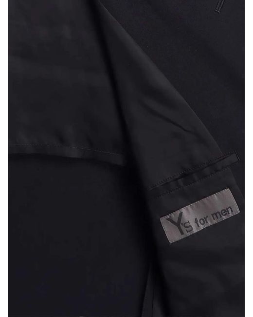 Y's Yohji Yamamoto Blue Single-Breasted Jacket for men