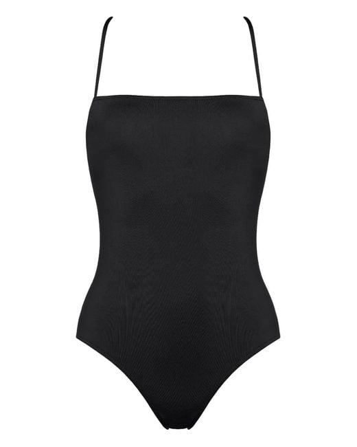 Eres Black Dandy Bow-Detail Swimsuit
