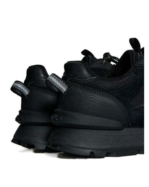 HOFF Black City Of Road Suede Panelled Sneakers