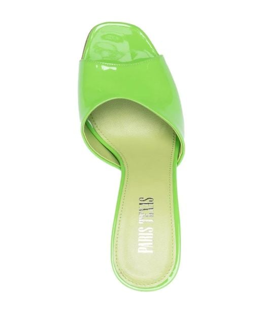 Paris Texas Green Anja Mule