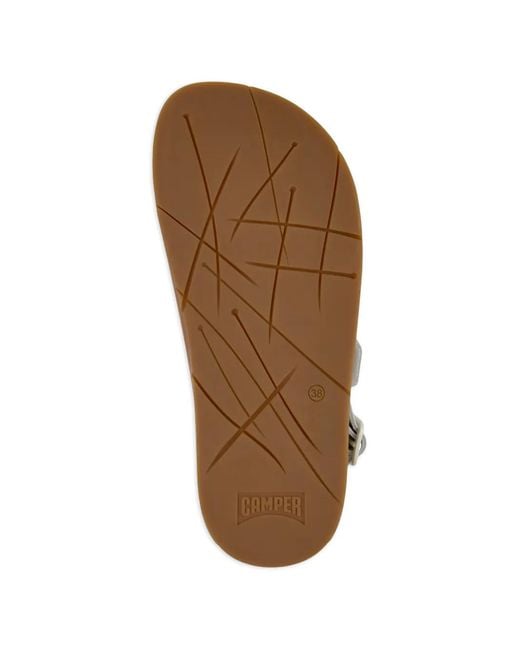 Camper White Lluc Sandals