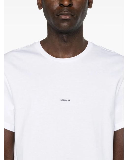 Patrizia Pepe White T-shirt for men
