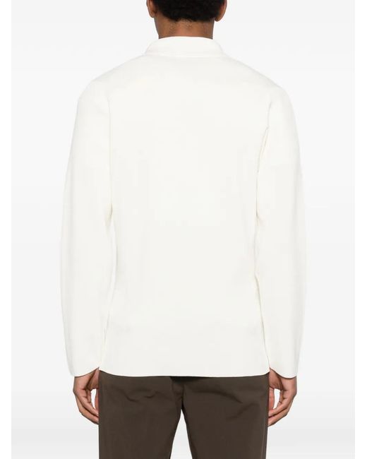 Lardini White Double-Breasted Blazer for men