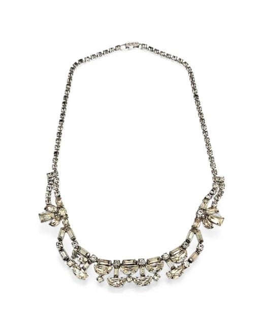 Collier À Strass Madison en coloris Metallic
