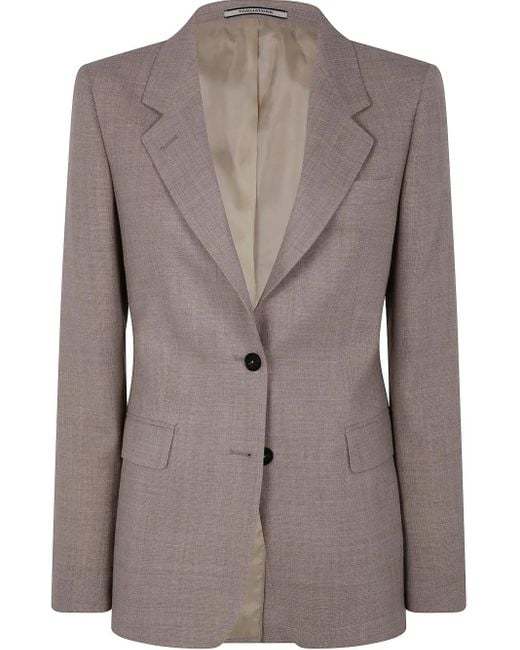 Tagliatore Brown Wool Blazer