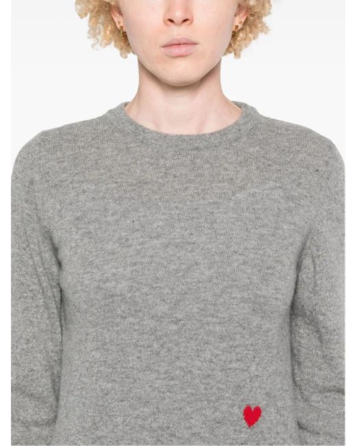 Moschino Gray Cashmere Knitwear
