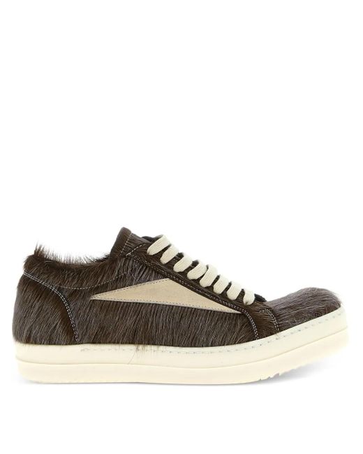 Rick Owens Brown Vintage Sneakers