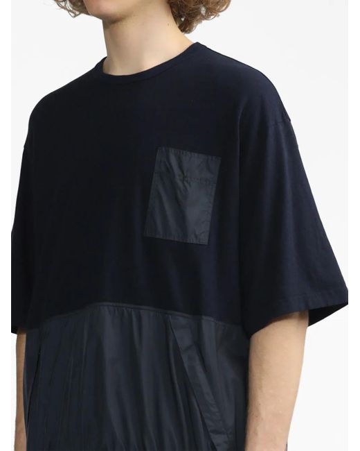 Felpa Con Taschino di Undercover in Blue da Uomo