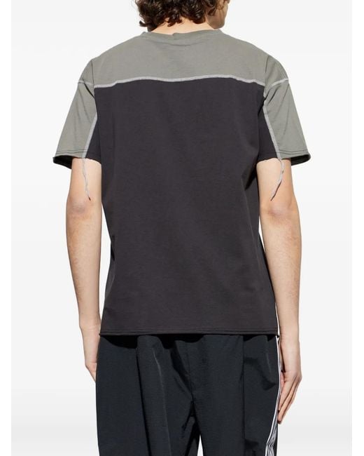 Umbro Gray T-Shirt Ample À Détail D'Imprimé for men