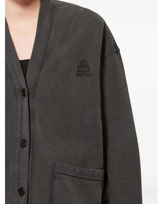 Isabel Marant Gray Stephy Embroidery Jacket