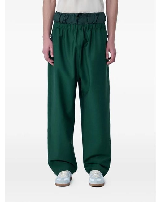 Lacoste Broek Met Elastische Taille in het Green voor heren
