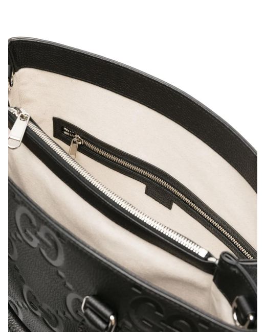 Gucci ジャンボ GG ハンドバッグ M Black