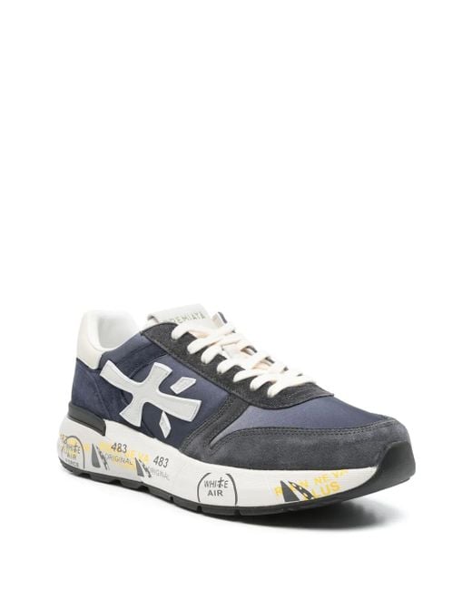 Premiata White Leather Sneakers for men