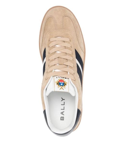 Bally Brown Retro Crest Sneakers for men