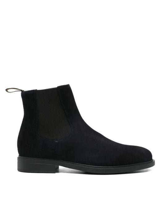 Bottines En Daim À Empiècements Élastiqués Doucal's pour homme en coloris Black