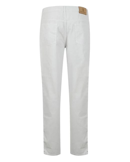 Brunello Cucinelli Gray Pants Clothing for men