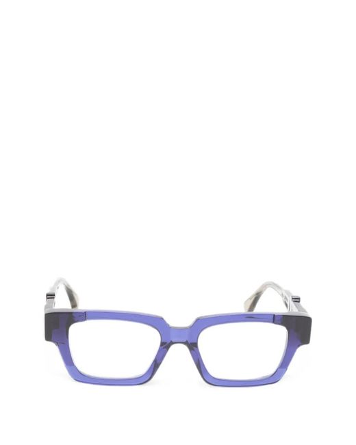 Occhiali Squadrati Mask E101 di Kuboraum in White