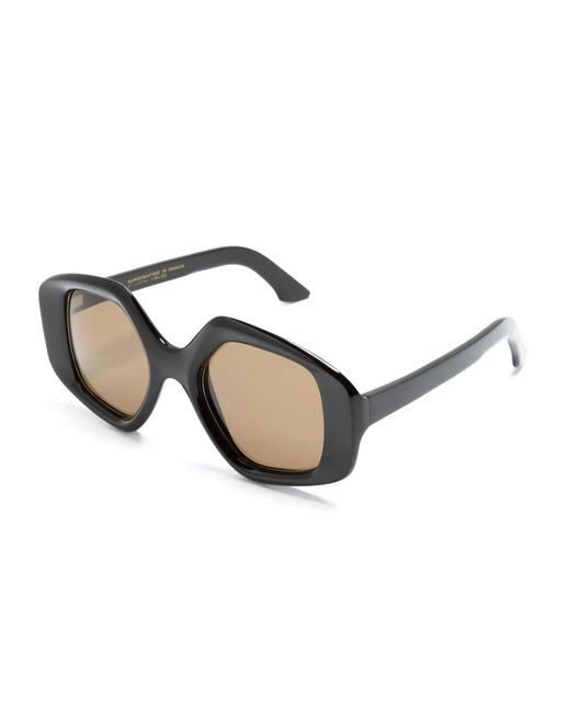 Lapima Natural Stella Oversized-Frame Sunglasses