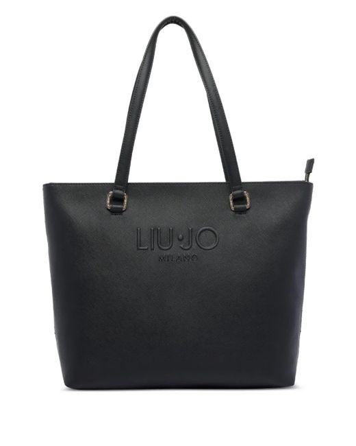 Liu Jo Black Shopper Mit Logo-Prägung