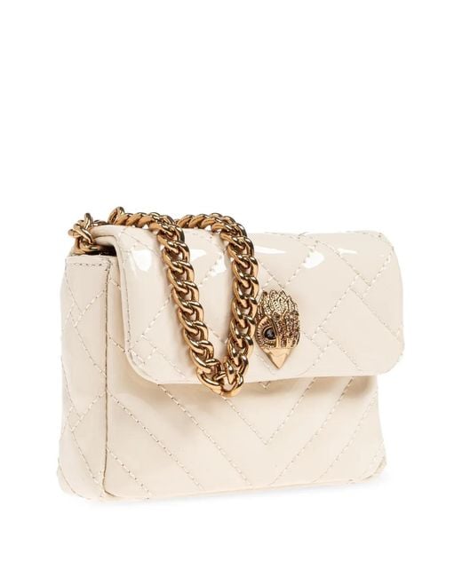 Kurt Geiger Natural Nano Kensington Quilted Cross Body Bag