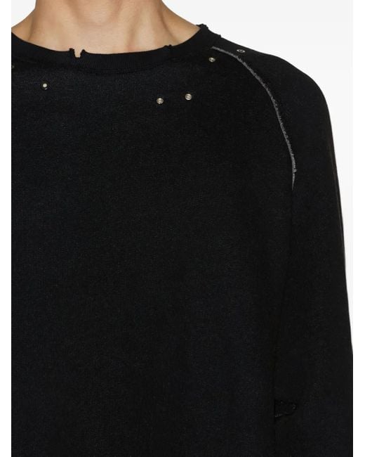 Isabel Marant Mitchell Sweater Met Raglan Mouwen in het Black voor heren