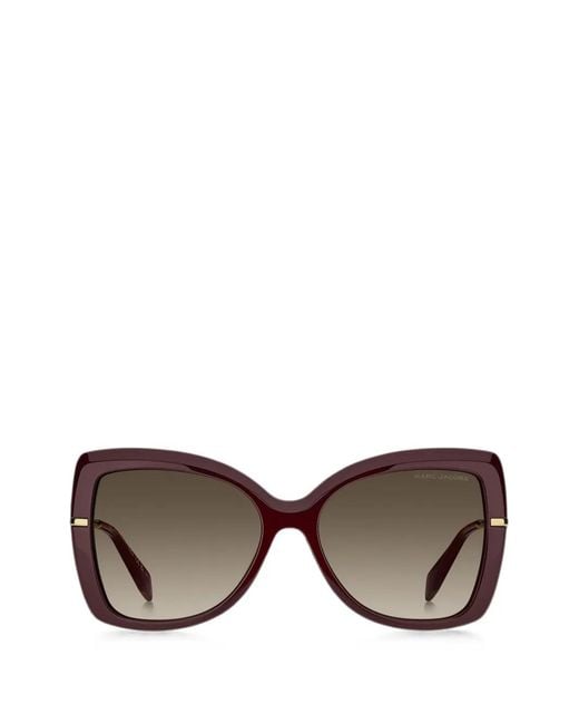 Marc Jacobs Gray Butterfly-Frame Sunglasses