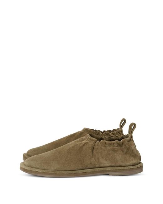 Studio Nicholson Brown Korine Elasticated Heel Suede Loafers for men