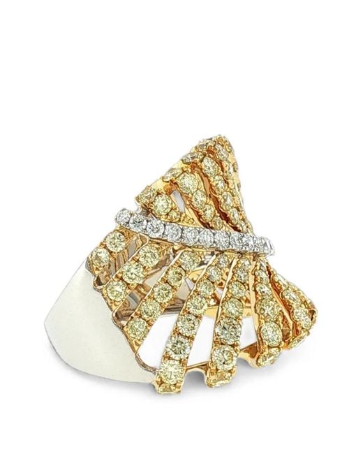 HYT Jewelry Metallic Embellishment Diamond Ring