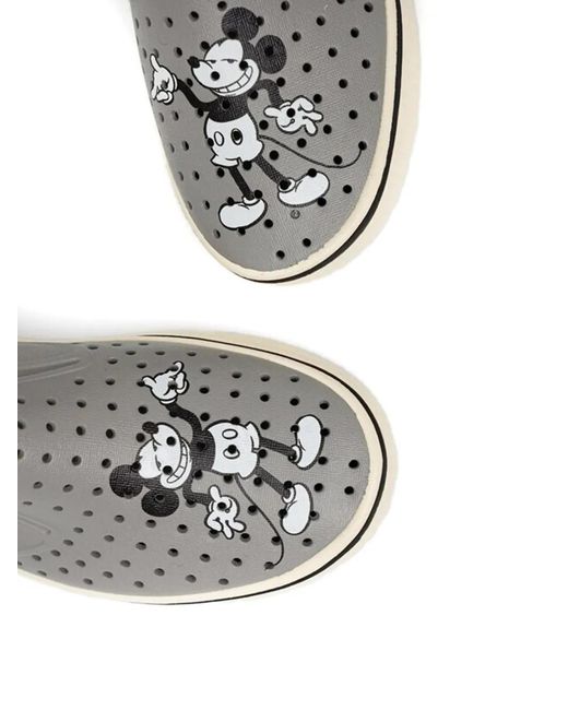 Native Eyewear White X Disney Perforated Sneakers