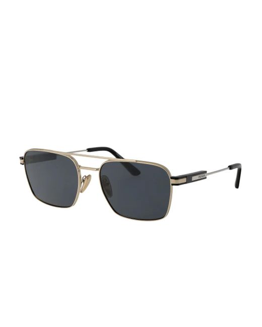 Prada Blue Square-Frame Sunglasses for men