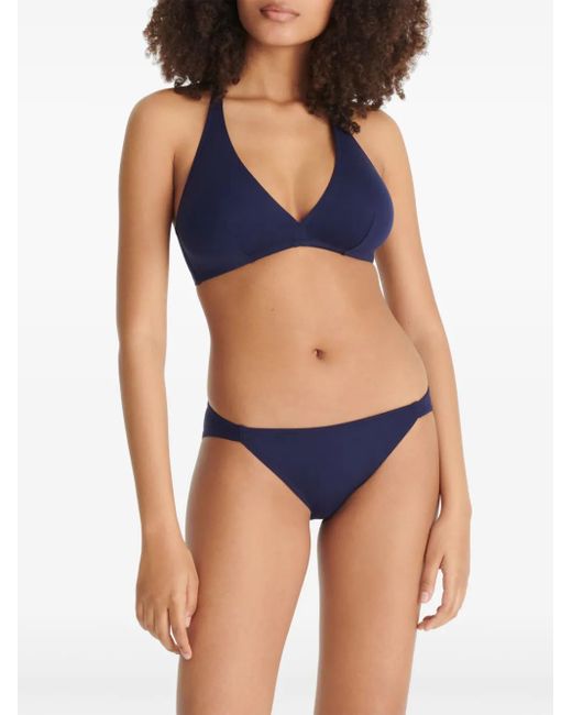 Eres Blue Gang Triangle Bikini Top