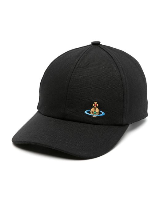 Cappello da baseball con ricamo Orb di Vivienne Westwood in Black