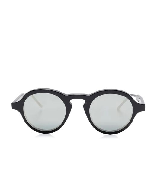 Thom Browne Black Round-Frame Sunglasses