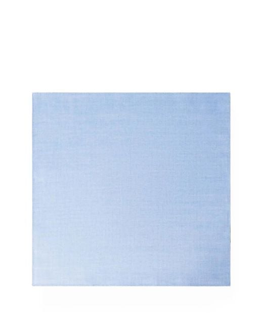 Hackett Blue Carrés De Poche En Popeline De Coton for men