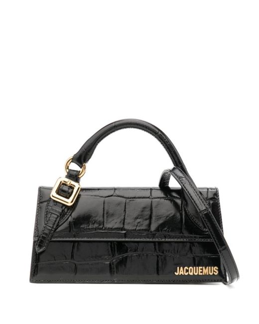 Jacquemus Black Le Chiquito Long Boucle Tote Bag