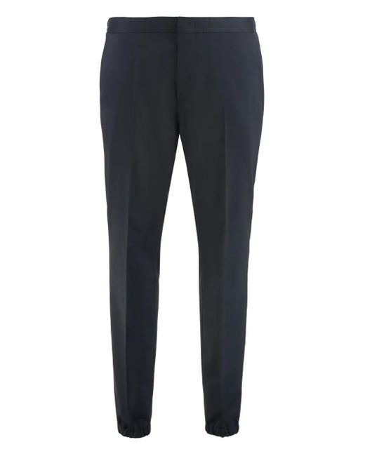 Zegna Blue Pantalon À Plis Marqués for men