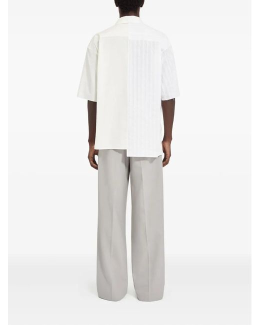 MM6 by Maison Margiela White Short-Sleeve Shirt for men