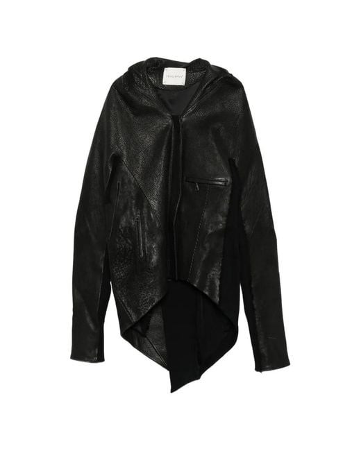 Giacca Con Inserti di Yehuafan in Black