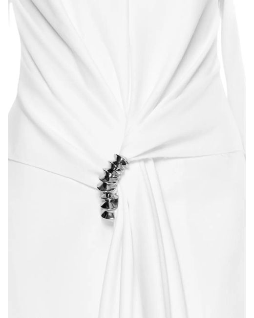 Chats by C.Dam Gedrapeerde Jas in het White