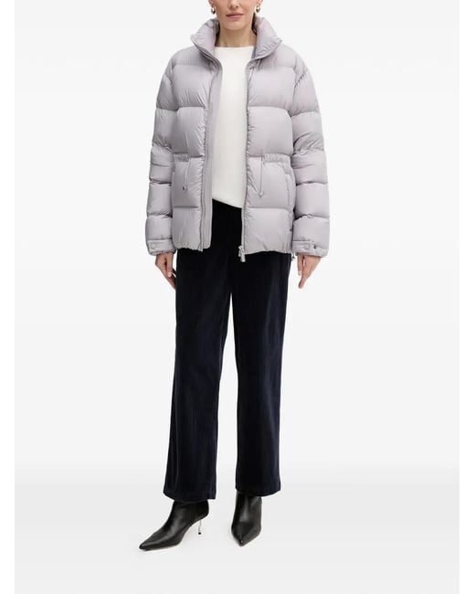 Colmar Gray Funnel-Neck Puffer Jacket