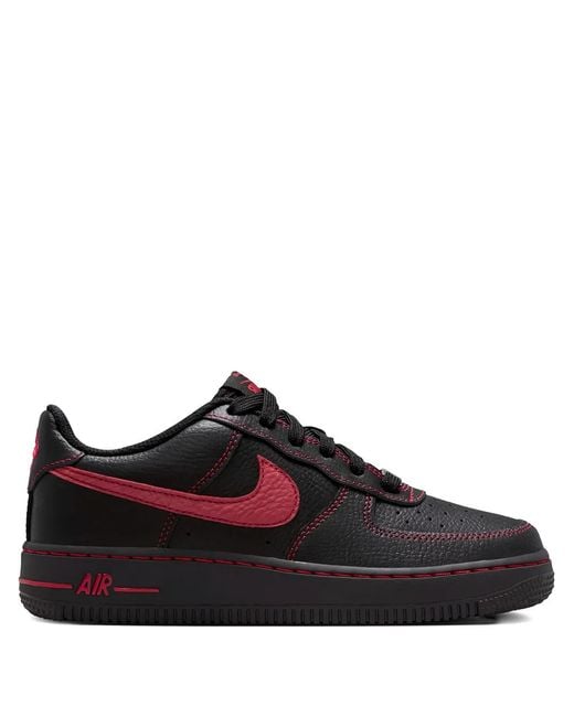 Nike Black Air Force 1 Lv8 Lace-Up Fastening Sneakers for men