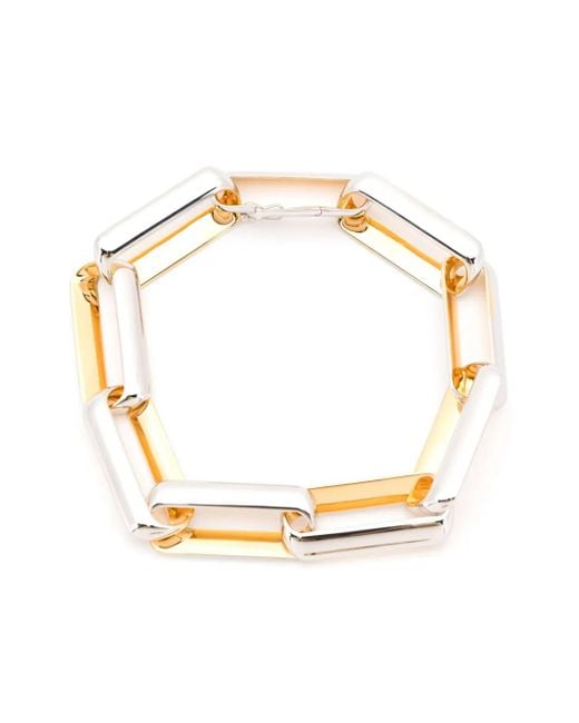 Jil Sander Metallic Anchor-Chain Bracelet