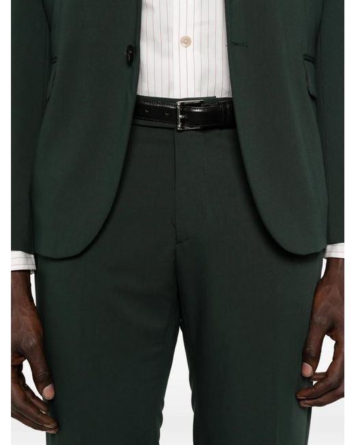 VELA SHOP Green Single-Breasted Buttoned Suit for men